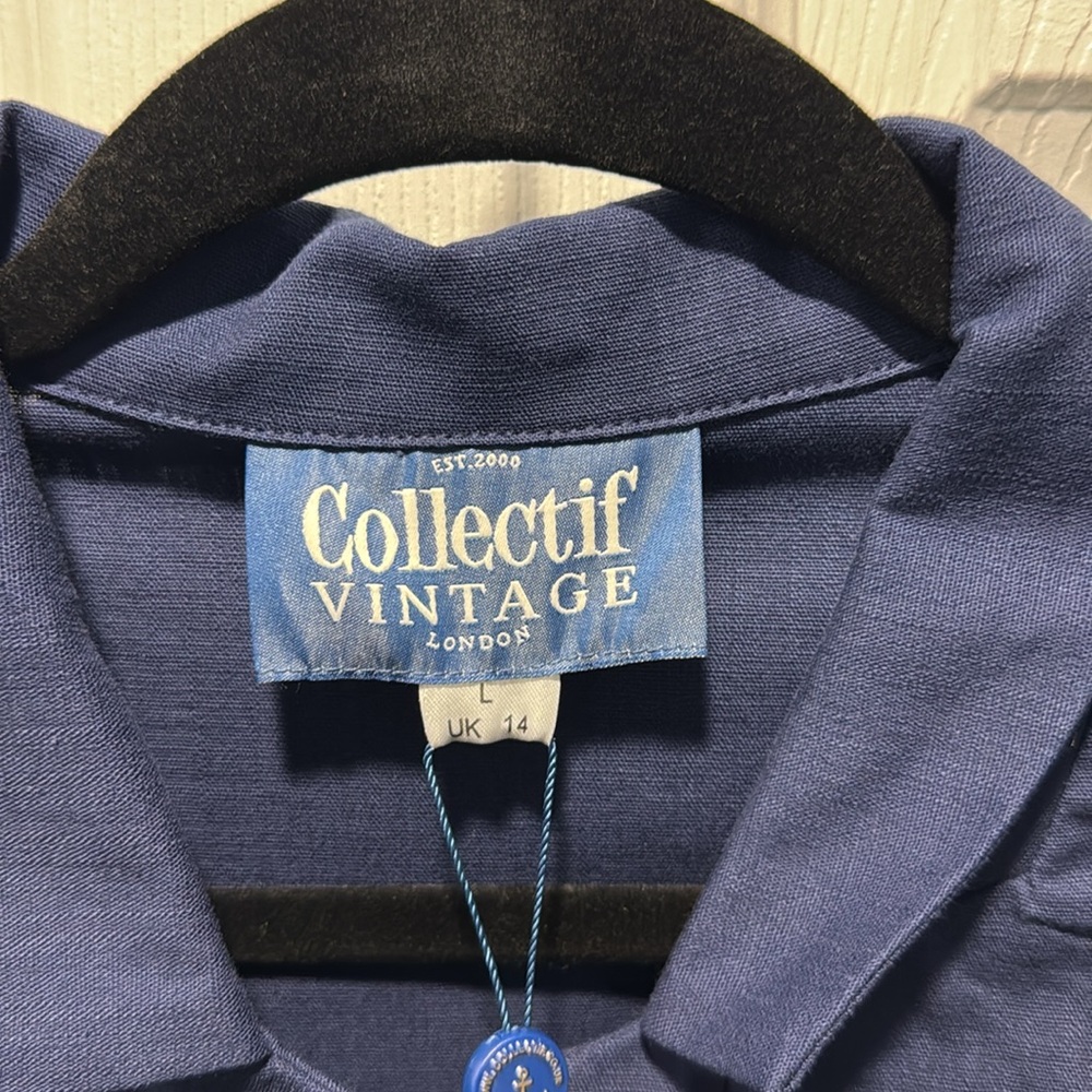 NWT Collectif Caterina Swing Dress Size Large UK 14 US 10 NEW - Picture 5 of 14